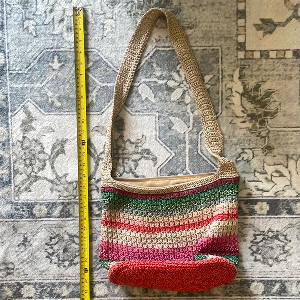 Multicolor Vintage the Sak Crochet Shoulder Bag
